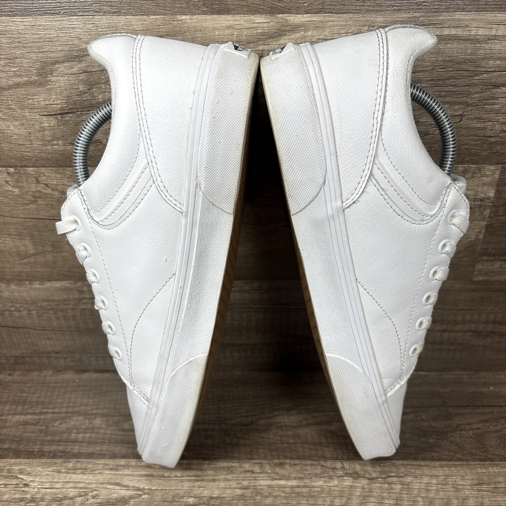 Vans Leather Low White Mens US Size 11 EUR 44.5 500714 Sneakers - Picture 5 of 9